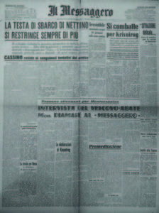«Il Messaggero», a. 66, n. 43, sabato 19 febbbraio 1944-XXII