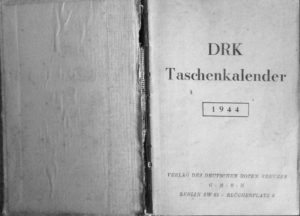 Interno dell’agendina. La sigla DRK indica la Deutsches Rotes Kreuz (Croce Rossa Tedesca).