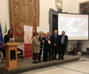 Promoteca del Campidoglio, Roma 21 febbraio 2019. Conferimento del riconoscimento al prof. Luigi Matteo.