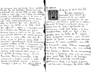 La lettera di Vittorio Arciero alla famiglia.
